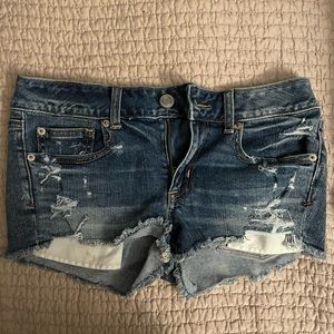 American Eagle super mini shorts size 6